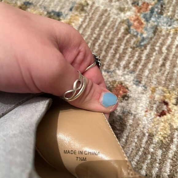 Banana Republic Gray Wedge Sandals with Suede Finish - Picture 4 of 5